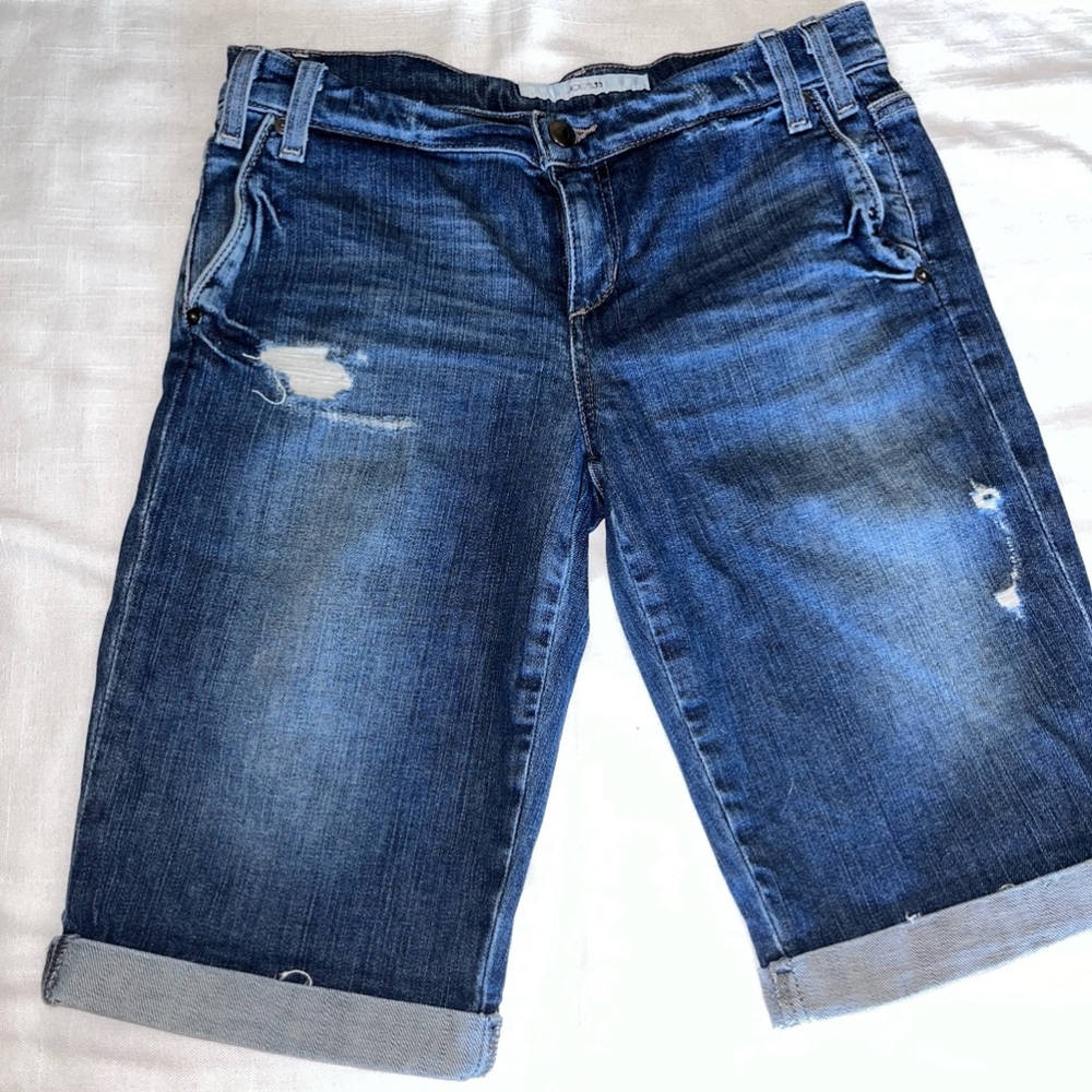 Joe's Jeans Distressed Bermuda Shorts!
